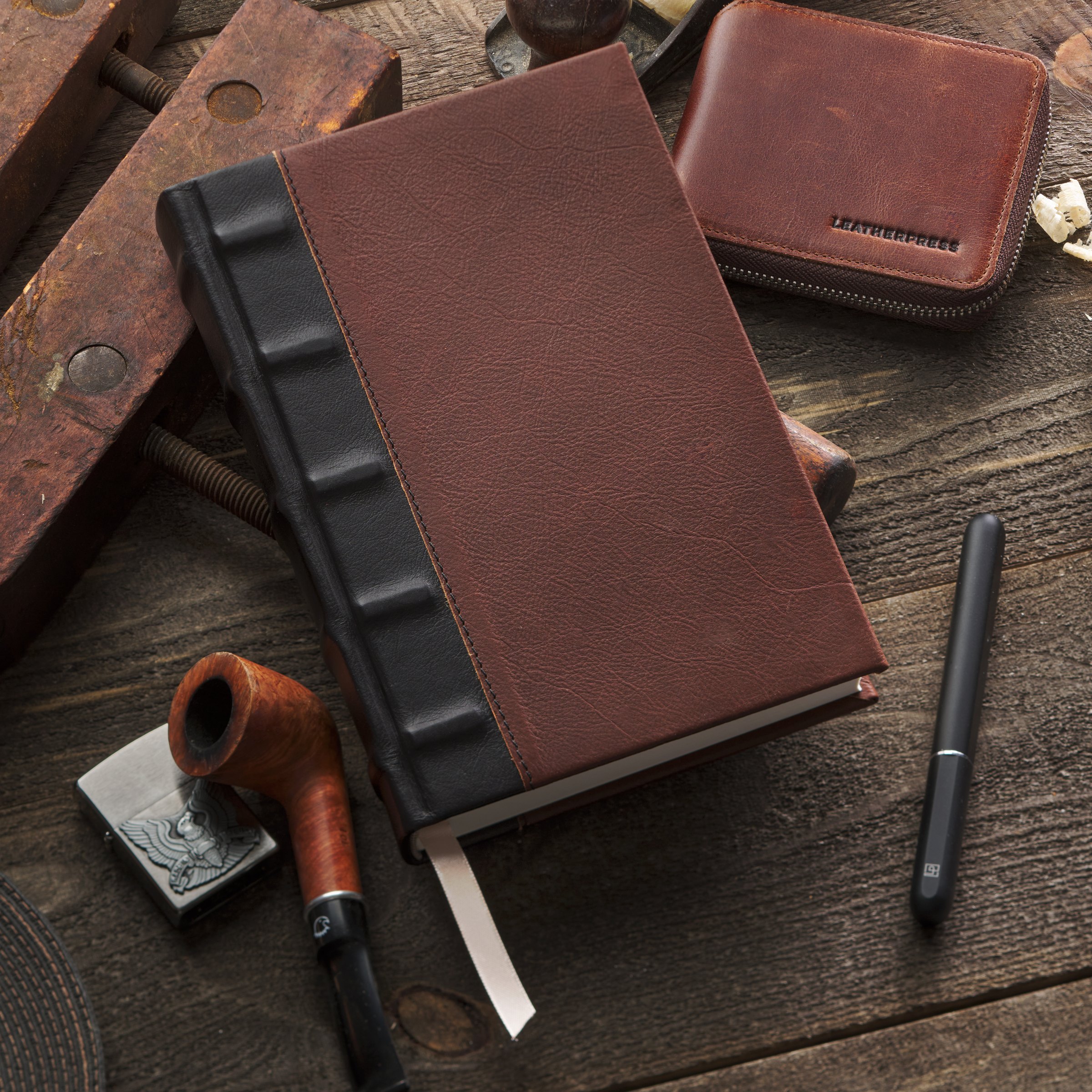 a saddler heirloom, angled on the bench — the specimen
